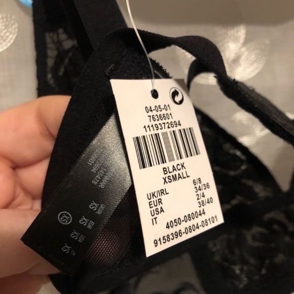 Lace Bralette Mesh Band NEW - Picture 4 of 4